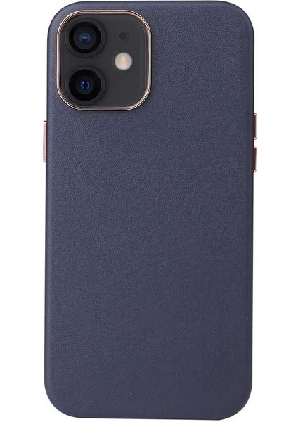 Apple iPhone 12 Mini Kılıf Eyzi Kapak-Lacivert