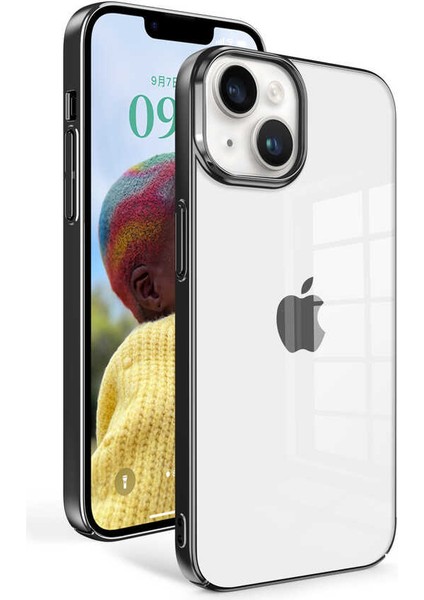 Apple iPhone 14 Kılıf Sun Kapak-Siyah