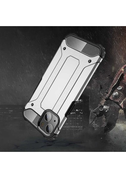 Apple iPhone 13 Mini Kılıf Crash Silikon Kapak-Siyah
