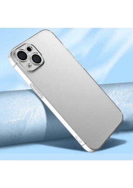 Apple iPhone 14 Kılıf Şeffaf Sert Pc Vayt Kapak-Renksiz