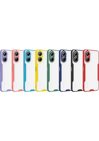 Vivo Y16 Kılıf Parfe Kapak-Mor
