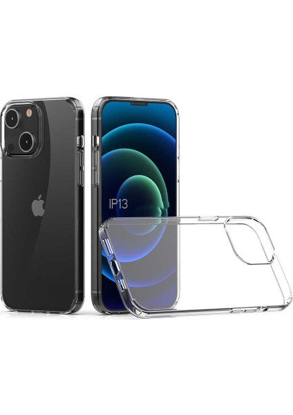 Apple iPhone 13 Mini Kılıf Coss Kapak-Renksiz