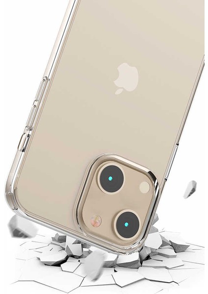 Apple iPhone 13 Mini Kılıf Coss Kapak-Renksiz