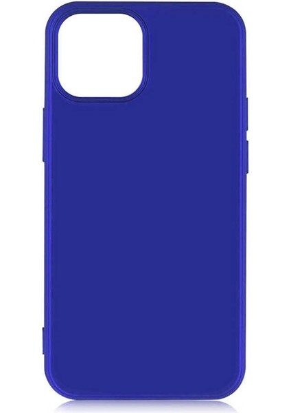 Apple iPhone 13 Mini Kılıf Premier Silikon Kapak-Saks Mavi