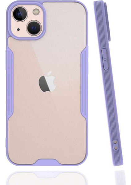 Apple iPhone 13 Mini Kılıf Parfe Kapak-Mor