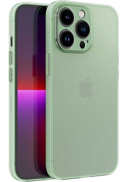 Apple iPhone 13 Pro Max Kılıf ​​Tiny Kapak-Açık Yeşil