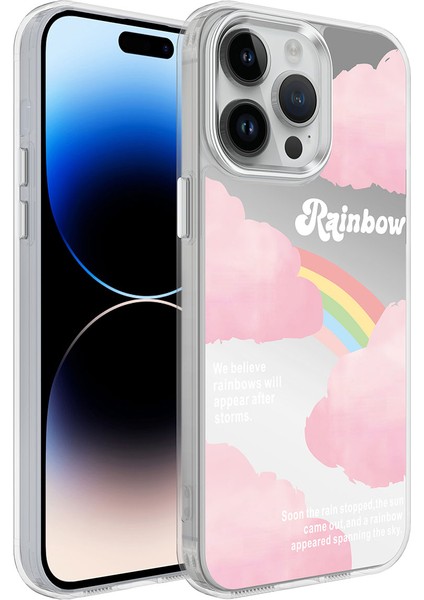 Apple iPhone 14 Pro Max Kılıf Airbagli Parlak Tasarımlı Mimbo Kapak-No6