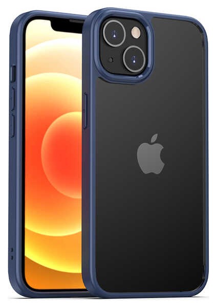 Apple iPhone 13 Kılıf Tknr Hom Silikon-Lacivert