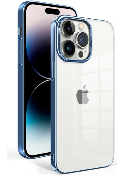 Apple iPhone 14 Pro Kılıf Sun Kapak-Mavi Açık