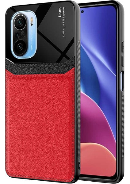 Xiaomi Mi 11i Kılıf ​Emiks Kapak-Kırmızı