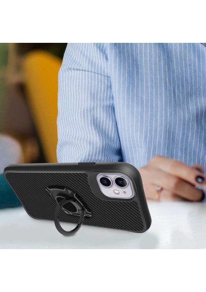 Apple iPhone 12 Uyumlu Timo Kapak-Siyah