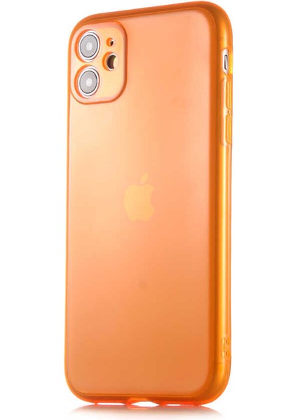Apple iPhone 11 Uyumlu Mun Silikon-Lacivert