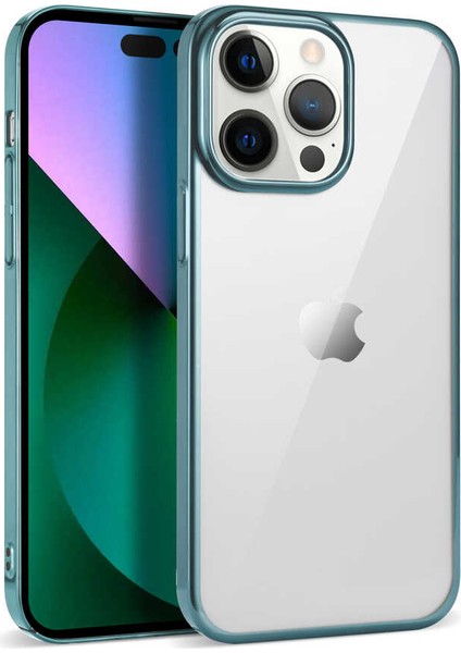 Apple iPhone 14 Pro Max Kılıf Pixel Kapak-Mavi