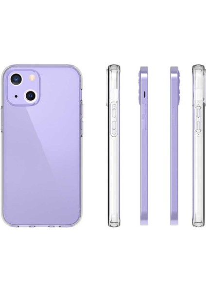 Apple iPhone 15 Plus Uyumlu Süper Silikon Kapak-Renksiz