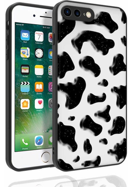 Apple iPhone 7 Plus Uyumlu Desenli Kamera Korumalı Parlak Nora Kapak-No5