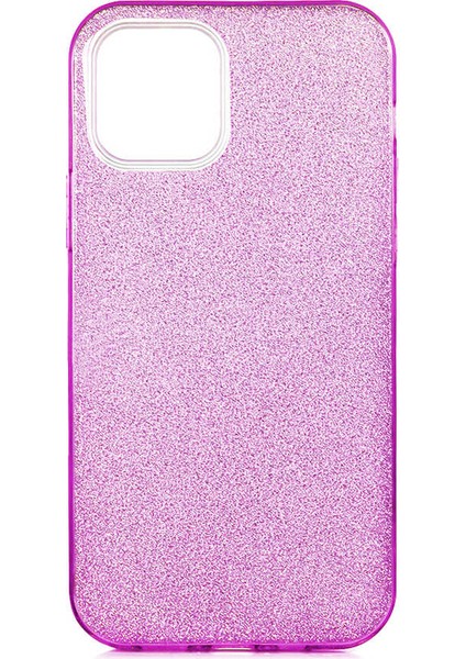 Apple iPhone 12 Pro Max Uyumlu Shining Silikon-Mor