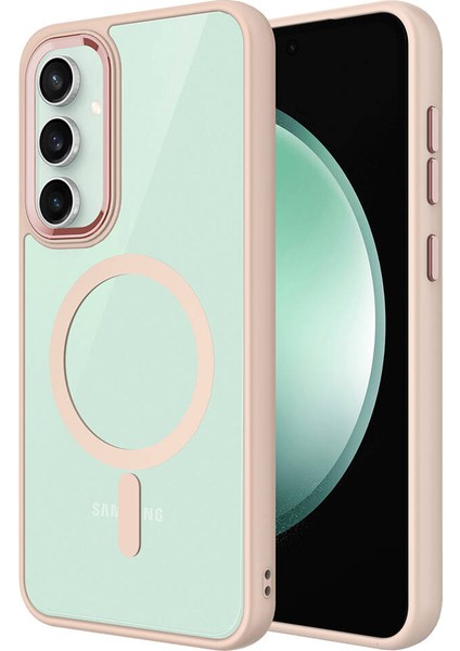 Samsung Galaxy S23 Fe Kılıf Aynalı Desenli Kamera Korumalı Parlak Miror Kapak