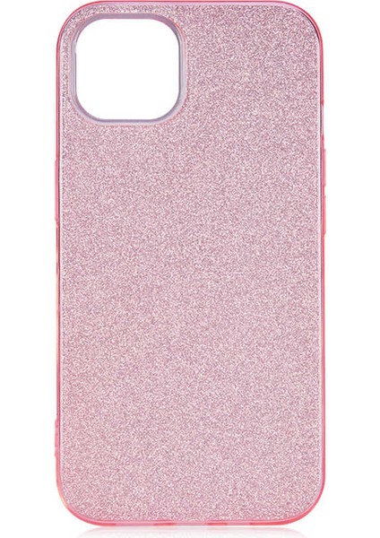 Apple iPhone 13 Uyumlu Shining Silikon-Rose Gold