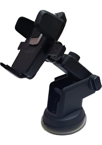 Telefonluk Sıkıstırmalı Vantuzlu Sıyah