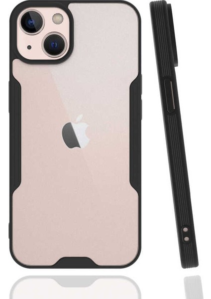 Apple iPhone 13 Mini Uyumlu Parfe Kapak-Siyah