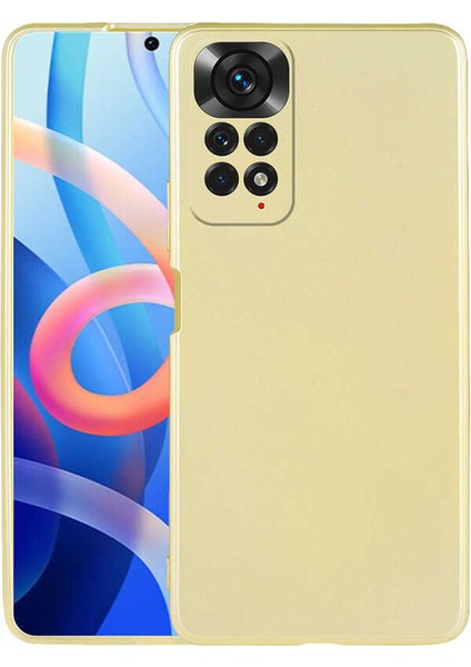 Xiaomi Redmi Note 11 Global Kılıf Premier Silikon Kapak-Gold