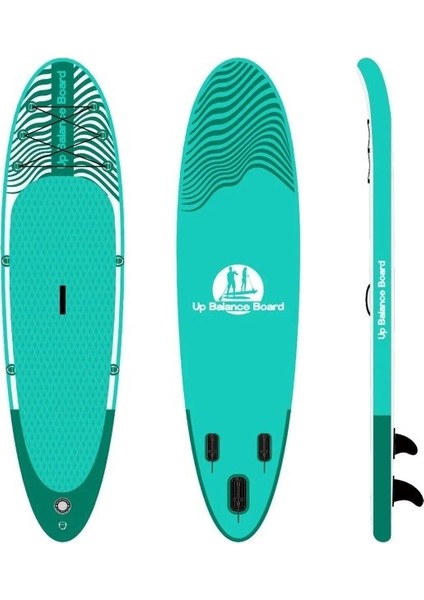 Şişme Sörf Tahtası Sup Board Stand Up Paddle Board 335x84x15 Cm Yeşil