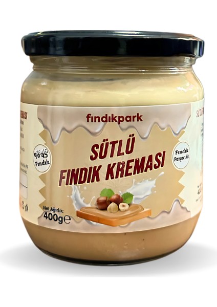 Fındıkpark Sütlü Fındık Kreması %45 Fındık - 400 Gram