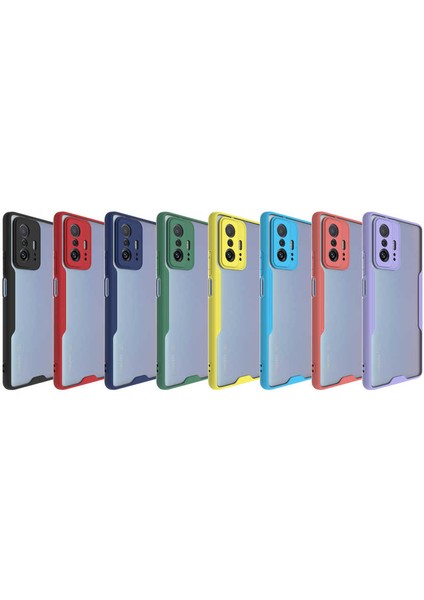 Xiaomi Mi 11T Pro 5g Kılıf Parfe Kapak-Mavi