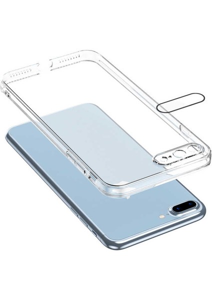 Apple iPhone 8 Plus Kılıf Fizy Kapak-Renksiz