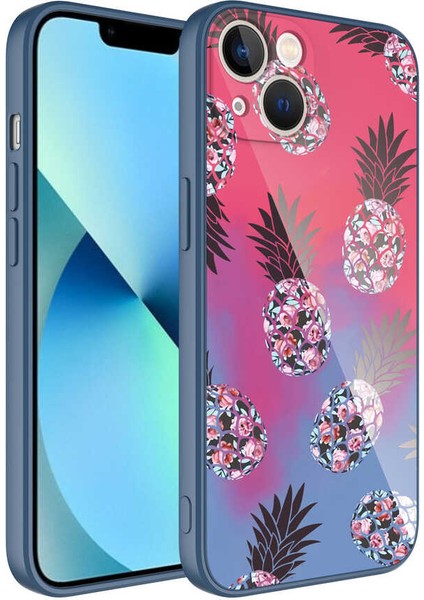 Apple iPhone 13 Kılıf Kamera Korumalı Desenli Sert Silikon Epoksi Kapak-No3