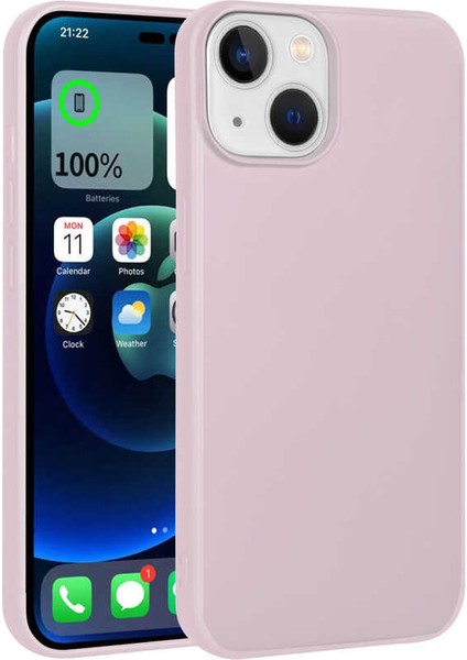 Apple iPhone 14 Plus Uyumlu Premier Silikon Kapak-Gold