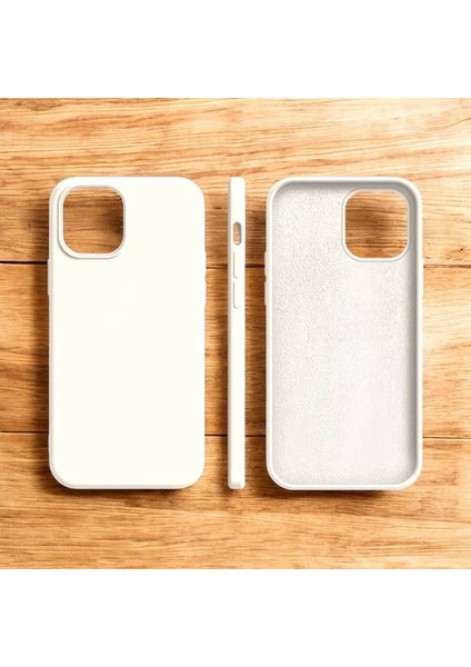 Apple Iphone 15 Pro Uyumlu Kılıf Yumuşak Silikon Içi Kadife Lansman Kapak .
