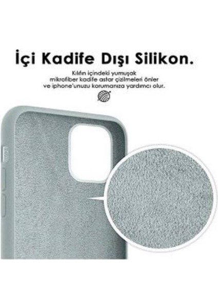 Apple Iphone 15 Pro Uyumlu Kılıf Yumuşak Silikon Içi Kadife Lansman Kapak .