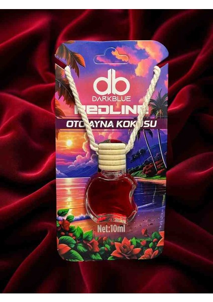 Premium Parfüm Esanslı Redline 10ML Oto Ayna Kokusu Cam Şişe 1 Adet