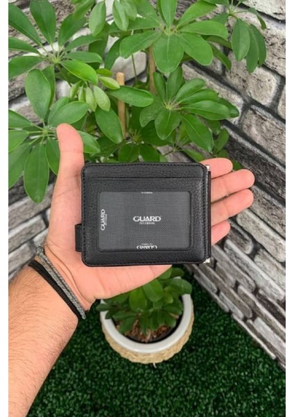 Hakiki Deri Siyah Unisex Klipsli Kartlık (T617) fiyatları