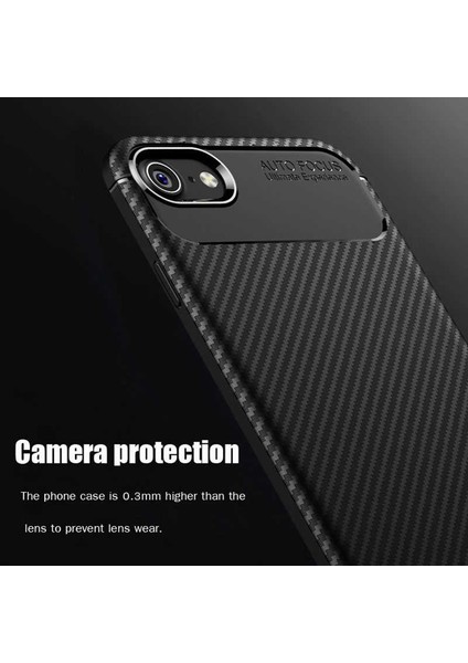 Apple iPhone Se 2022 Uyumlu Negro Silikon Kapak-Kahverengi