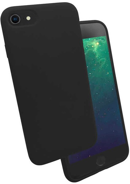 Apple iPhone Se 2022 Uyumlu Silk Silikon-Kırmızı