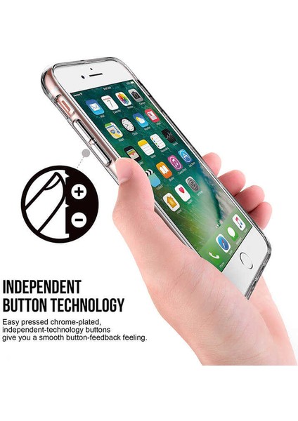 Apple iPhone Se 2022 Uyumlu Gard Silikon-Renksiz