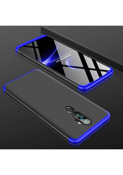 Oppo A9 2020 Kılıf Aynalı Desenli Kamera Korumalı Parlak Miror Kapak