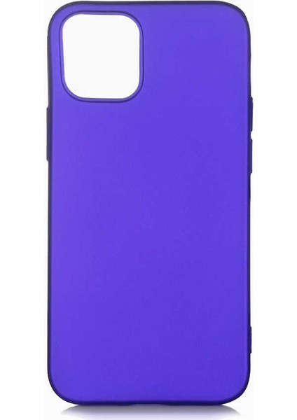Apple iPhone 12 Mini Uyumlu Premier Silikon Kapak-Saks Mavi