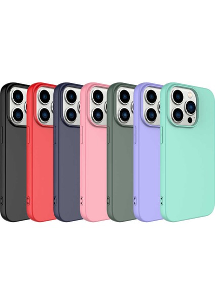Apple iPhone 14 Pro Kılıf Mara Laaakan Kapak-Açık Yeşil