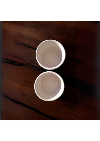 El Yapımı Seramik Double Türk Kahvesi ve Espresso Fincanı, Yazılı Tasarım Fincan 2 Adet 110 ml Kupa , İkili Seramik Fincan , Hediye Fincan , Yeni Ev Hediyesi ,