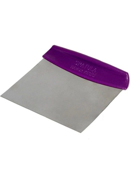 3 Lü Mutfak Seti Rulo Hamur Merdane - Hamur Metal Spatula- Pizza 2 Başlıklı
