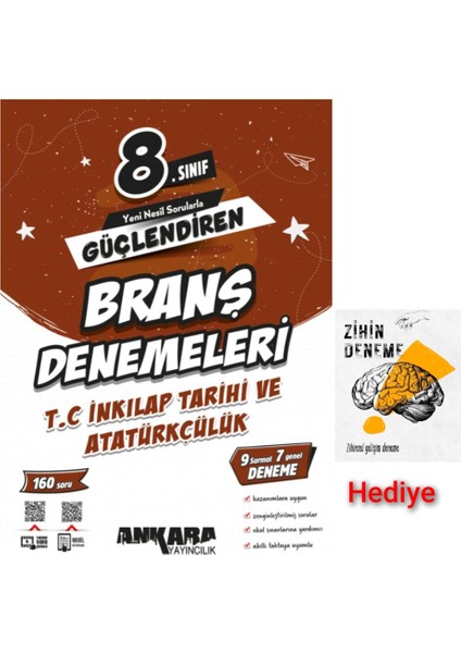 8.sınıf Inkılap Tarihi Güçlendiren Branş Denemeleri Lgs Hazırlık