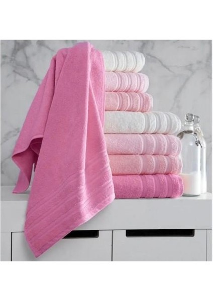 70 x 140 4´lü Havlu Seti Pembe - 148104-1453 fiyatları