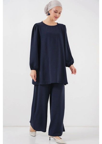 Ayrobin Tunik Pantolon Alt Üst Takım 6712 - Lacivert