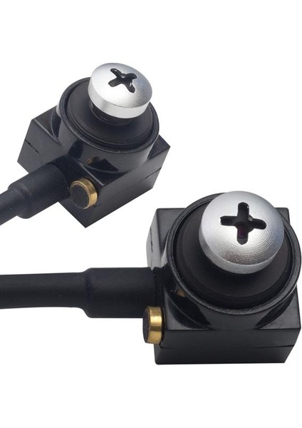 Powermaster PM-19312 3.6 mm 800 Tvl 1/4 Sensör Mikrofonlu Vida Tip Mini Kamera