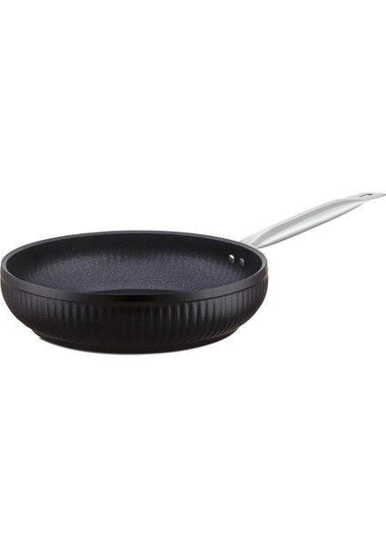 Granit Mercan Yağ Tava 26 cm Siyah