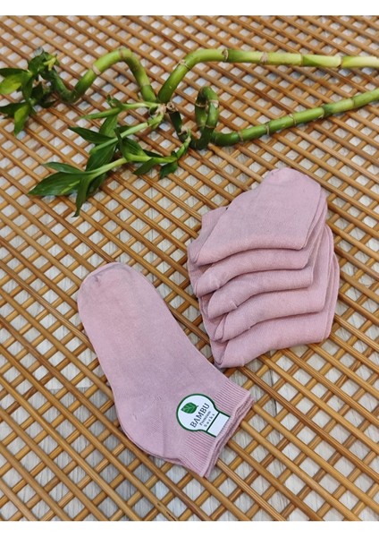 Bambu Patik Kadın 6 Çift Dikişsiz Çorap