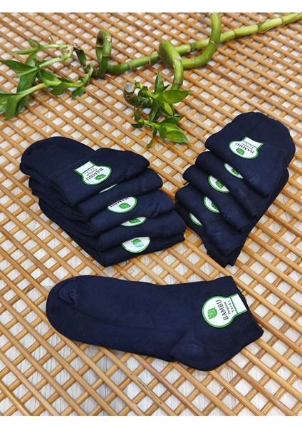 Bambu Patik Kadın 12 Çift Dikişsiz Çorap
